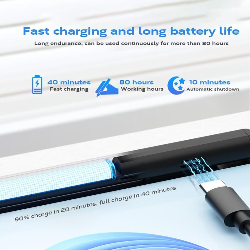 Magnetic Styluses Pen Compatible for Go/Laptop/Book Featuring 1024Pressure Levels Replaceable Nibs