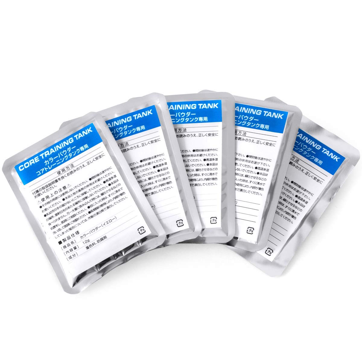 

FIELDOOR Color Powder for Water Bags, Set of 5 Matching Colors, Water Bags for Core Training, Water Tanks, Weights, Strength Training [Blue]