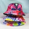 Tie-dye bucket hat hot hat versatile sun hat