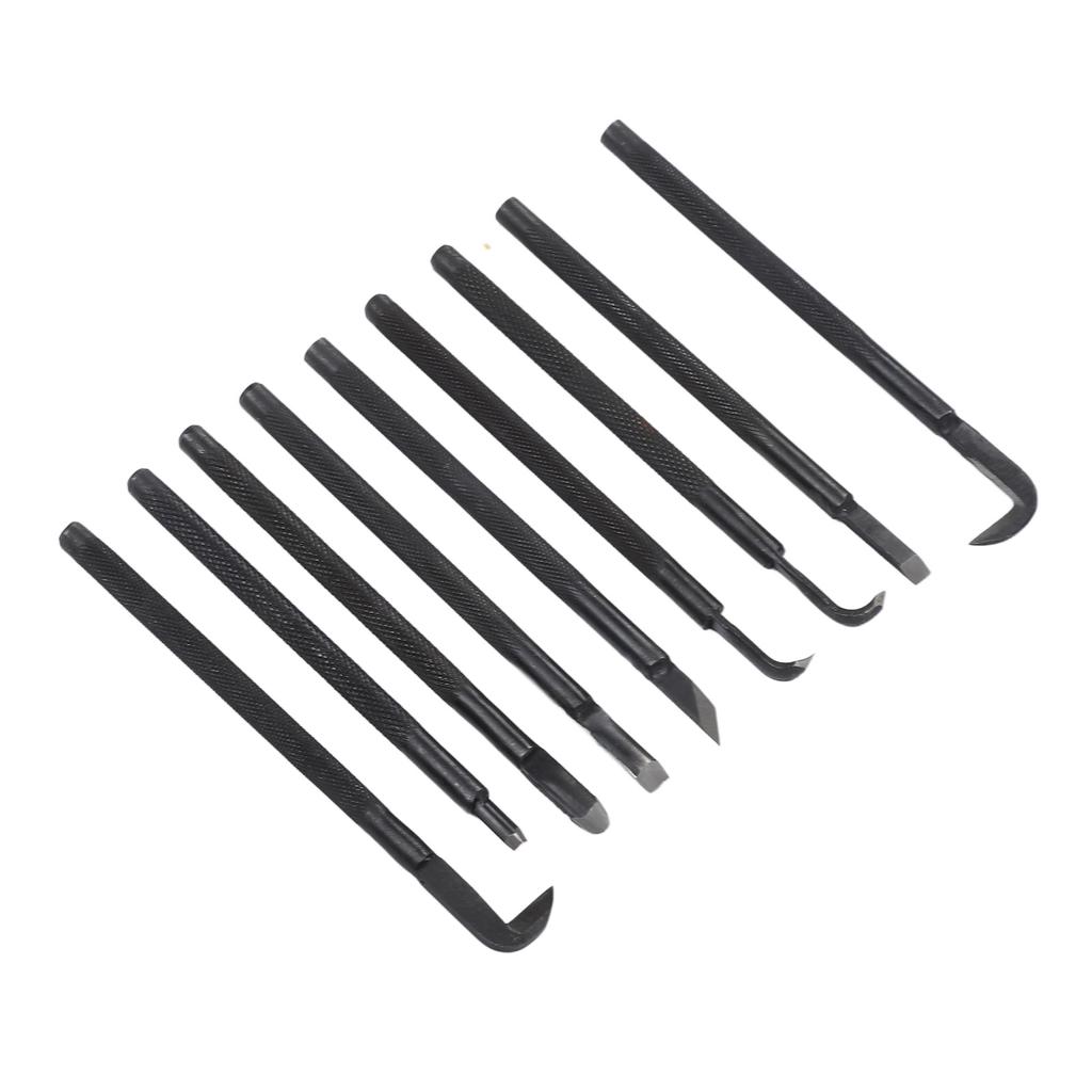 9 BUC/Set Unelte Bonsai Cioplit Periat Cuțit Mâner Anti-alunecare Oțel Mangan pentru Răzuire Tăiere