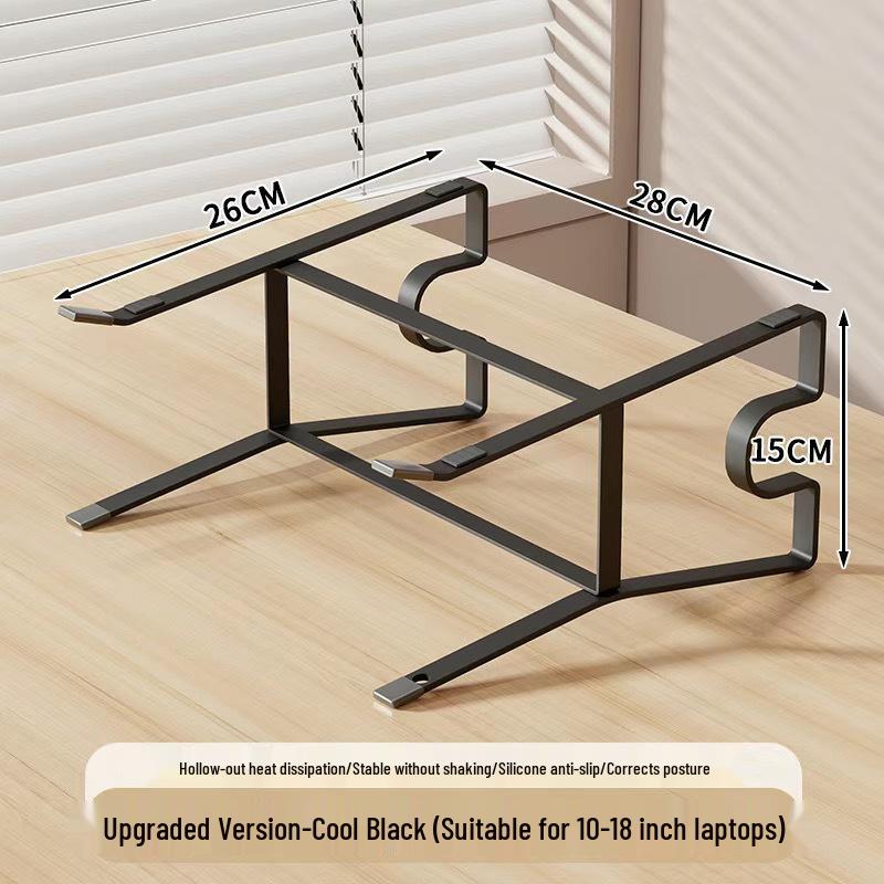 Ergonomic Laptop Stand & Monitor Riser with Heat Dissipation
