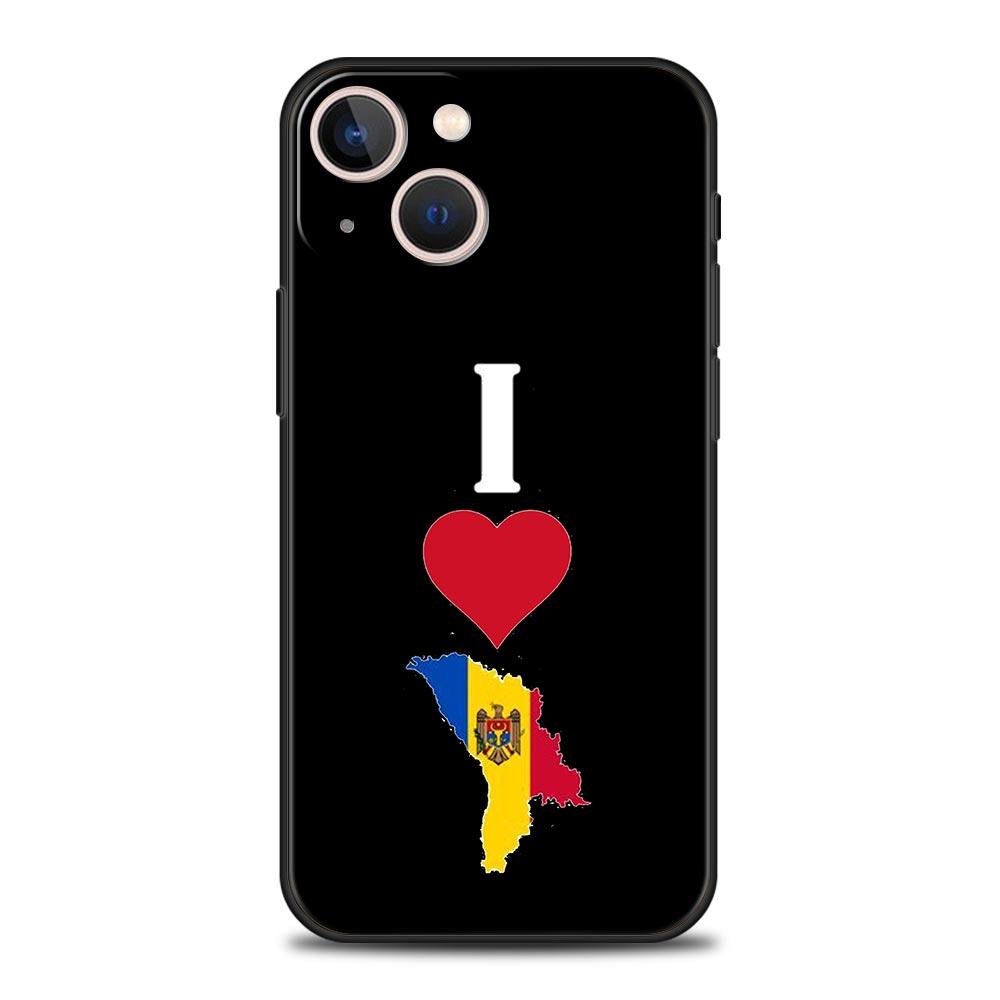 Moldova flag Phone Case For iPhone 16e 15 14 13 12 11 Pro Max XS X XR SE 7 8 Plus Shell iPhone 16 Soft TPU Cover