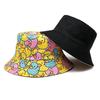 Colorful Duck Print Bucket Hat for Women Men Fashion Decorate Panama Summer Outdoor Travel Beach Sunscreen Fisherman Hat Hip Hop