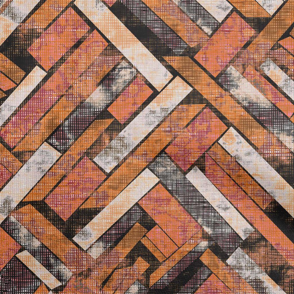 oneOone Cotton Flex Light Green Fabric Stripes Sewing Material Print Fabric By The Yard 40 Inch