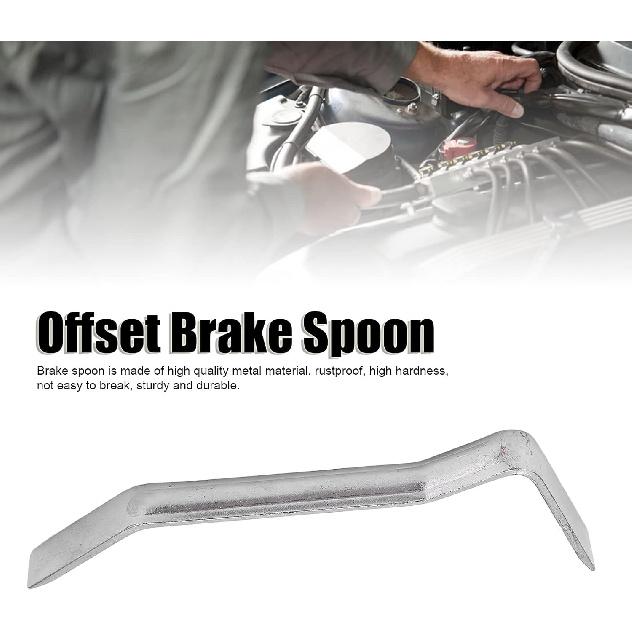 KIMISS Brake Adjusting Tool, Metal Offset Brake Spoon Professional Brake Adjusting Tool Auto Repair Tool Universal for Car