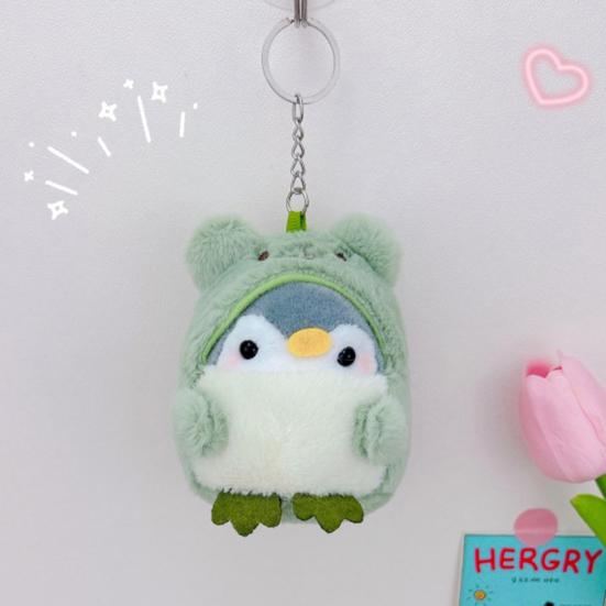 Pinguin Papusa Pandantiv Lucruri de pluș moale Jucărie Animal din desene animate Lanț inoxidabil Breloc Geanta de școală Geanta de umăr Decorare Pandantiv Breloc Suport cheie