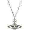 Vivienne Westwood Brass Necklaces Unisex Silver 8053195072477