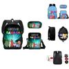 3 buc/set Rucsac Geantă de umăr Toc de creioane Garten Of Banban Cadou Școlar pentru Elev