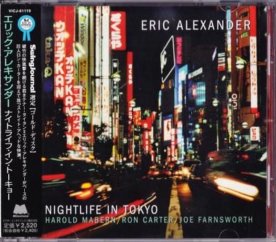 CD ERIC ALEXANDER  Nightlife In Tokyo VICJ61191 Victor Entertai 2003 Japan Jazz Used