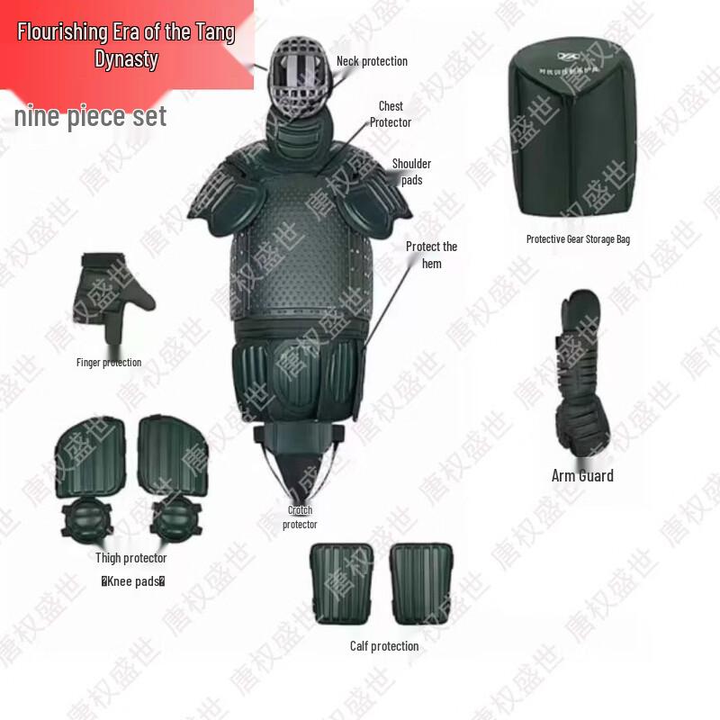 9-Piece Combat Training Protective Gear Set