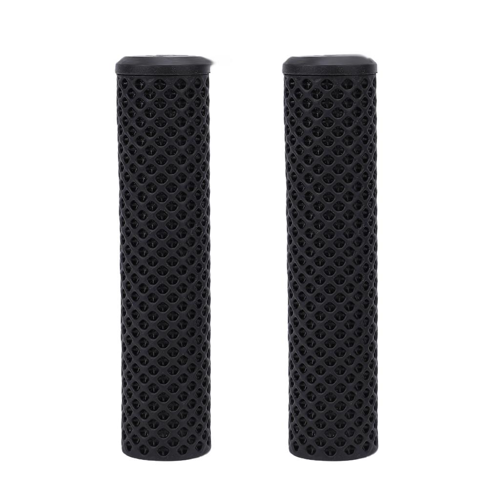 Bike Handlebar Grips 3D Printed Non Slip Shock Absorbing PU Handle Grip for Cycling Enthusiasts Commuters Indoor