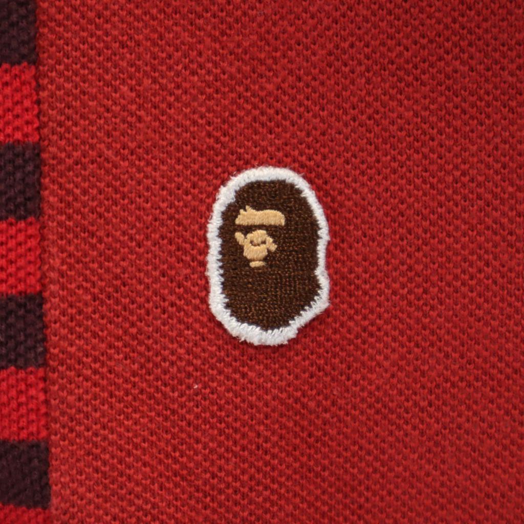 A BATHING APE made in Japan Short sleeve Polo shirt S CLASSICS Pique Women Used