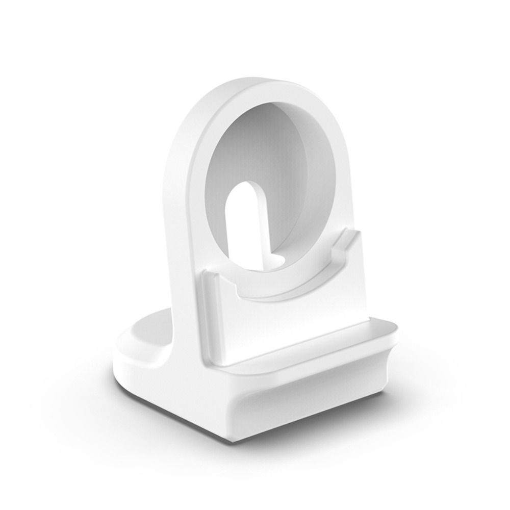 

Чорно-білий Практичний Силіконовий Стенд для Зарядки Тримач для Зарядки Станція Кабелів Зарядного Пристрою Док-станція Кронштейн Сидіння білий