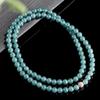 Blue Water Jade Bead Necklace - Ice Type, 6.5mm-12mm Beads, Women's Sweater Chain