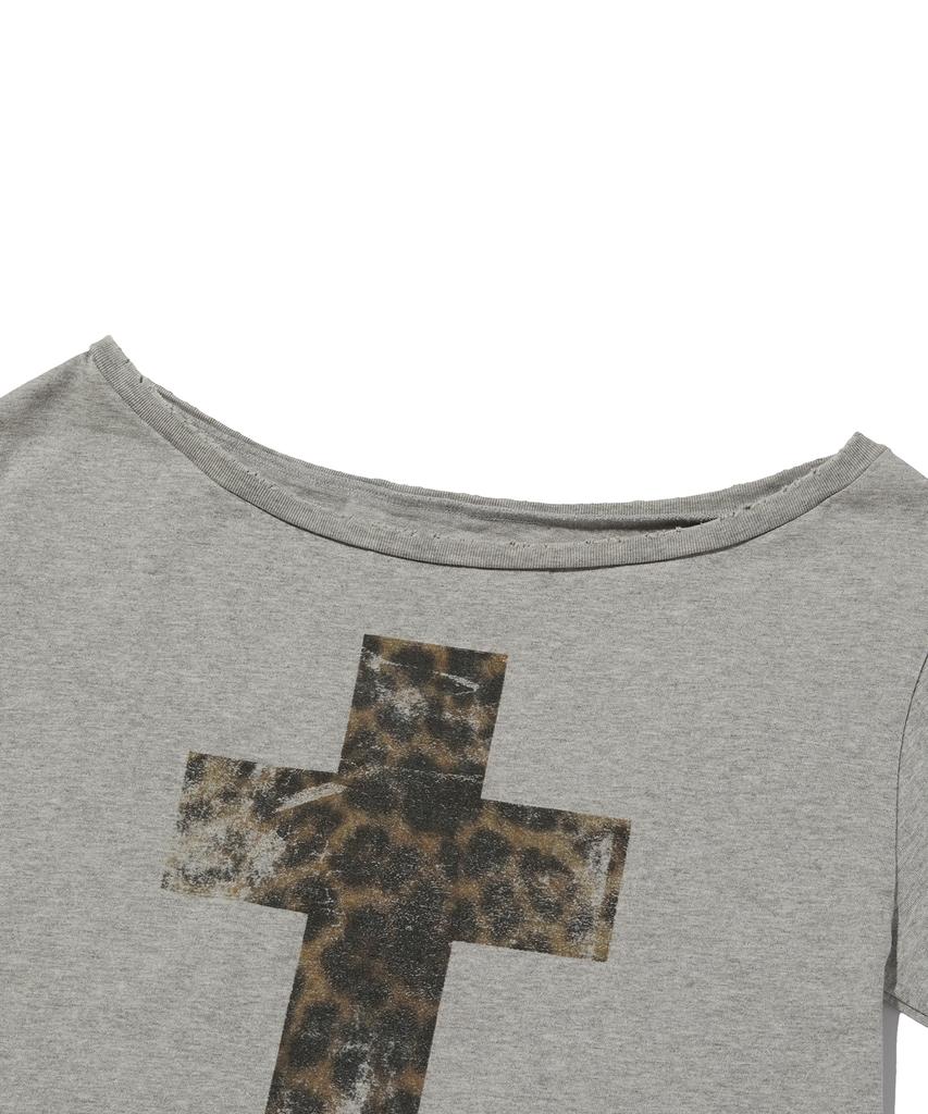 Seuweideu Cross One Shoulder Tee [Gray]