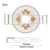 Pu Retro Decorative Ceiling Light Fixtures Covers Plate For Upgrading Gypsum Circular Lamp Disc Decorative Plaque Wall Decor