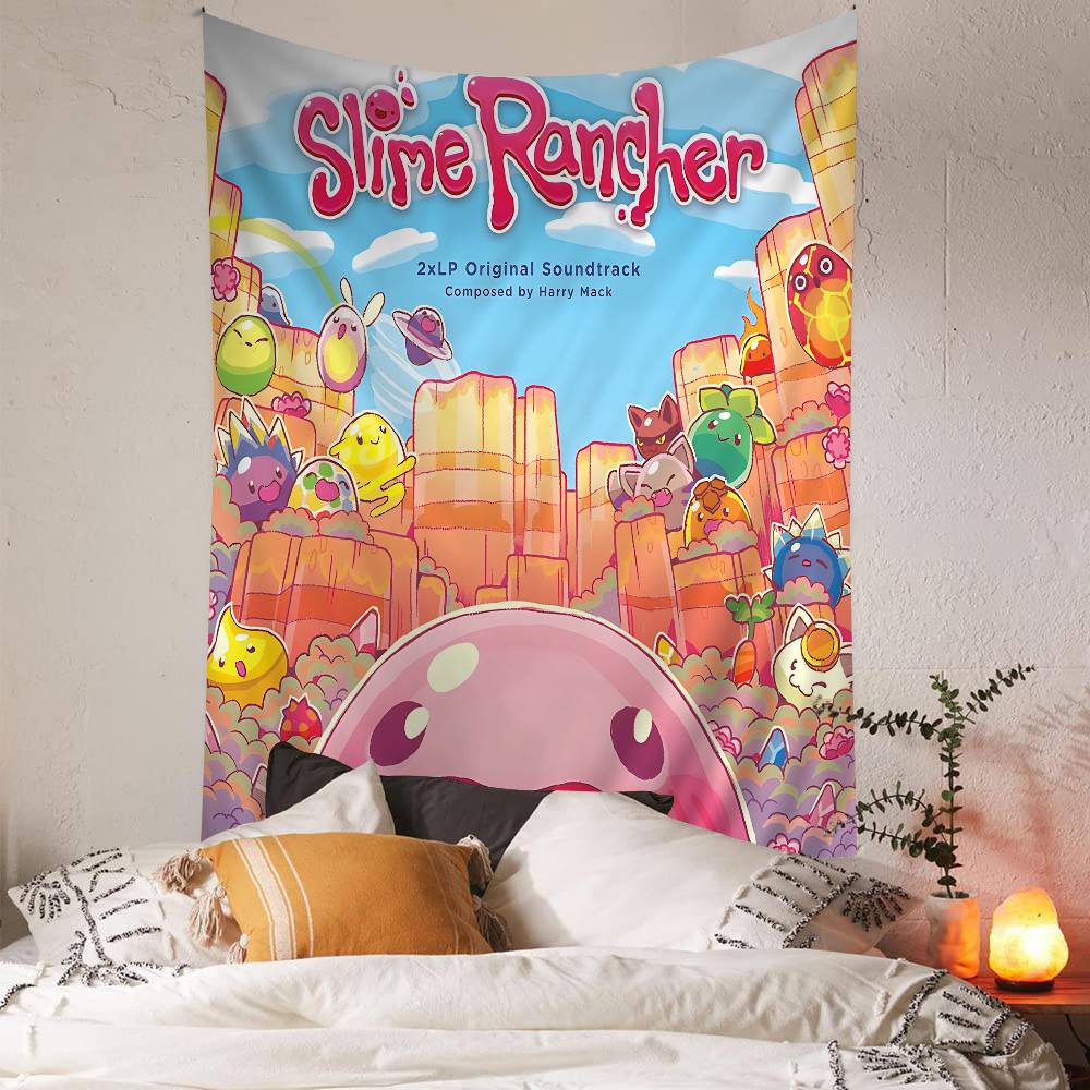 Game SSlime Rancher Hanging Bohemian Tapestry Hanging Tarot Hippie Wall Rugs Dorm Home Decor