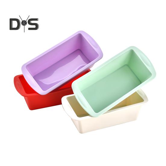 1/4Pcs Silicone Bread Loaf Pan Non-Stick Baking Pans for Homemade Bread Cakes Brownies Easy Release Toast Mold Kitchen Tool