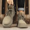 Martin boots men's 2025 new autumn winter british retro men's athleisure high-top cargo boots men