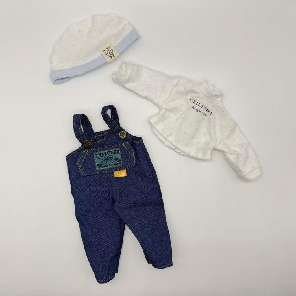 30cm BJD Doll Outfit Set: Ghost Mom Dress & Pants for 1/6 Scale Dolls