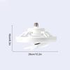 E27 Smart Ceiling Fan with Remote Control 3-Speed AC85-265V Lighting Base for Bedroom and Living Room Lighting