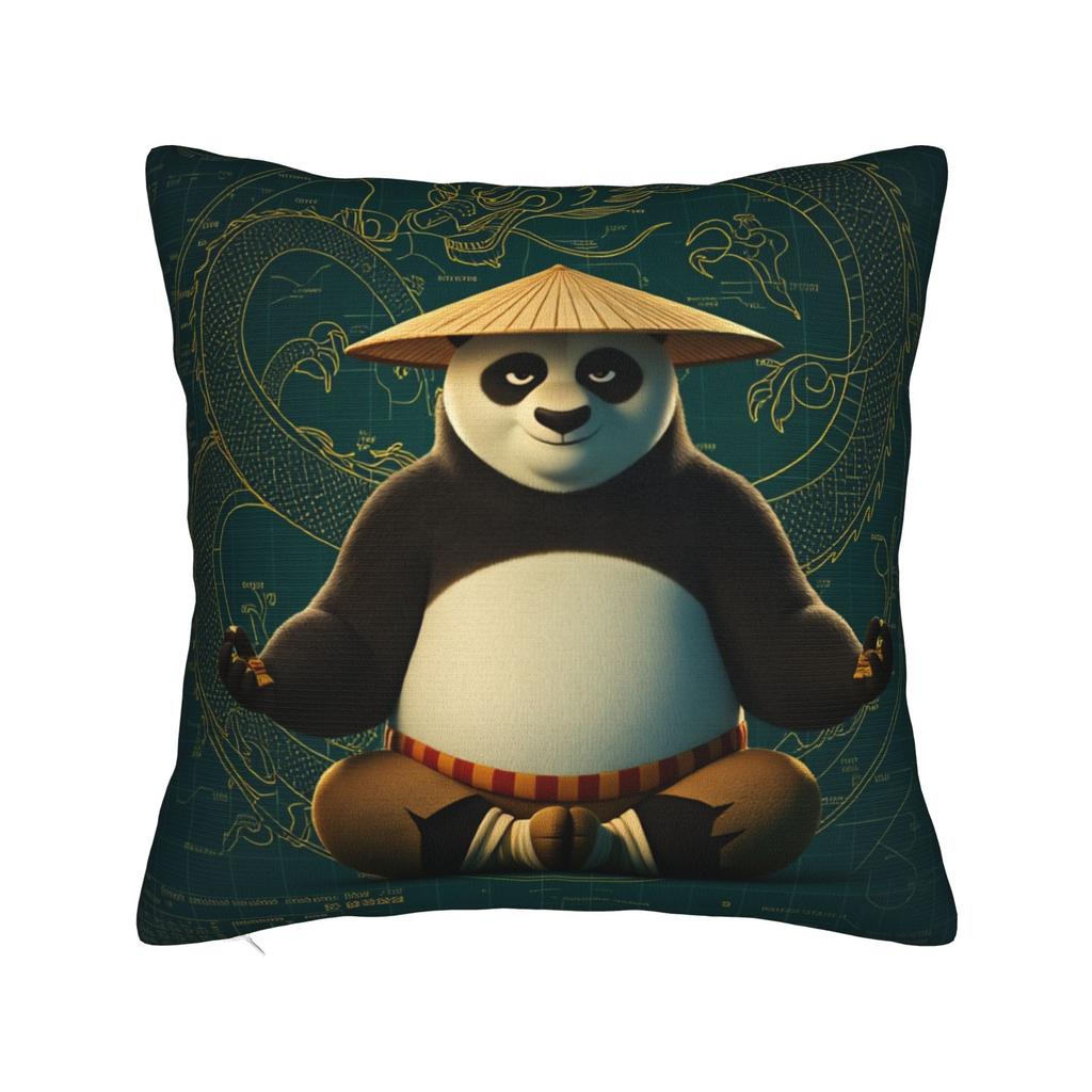 Pillow Cover K Ung F-Fu Panda Funny Pillow Case For Chair Sofa Home Decor Pillowcases