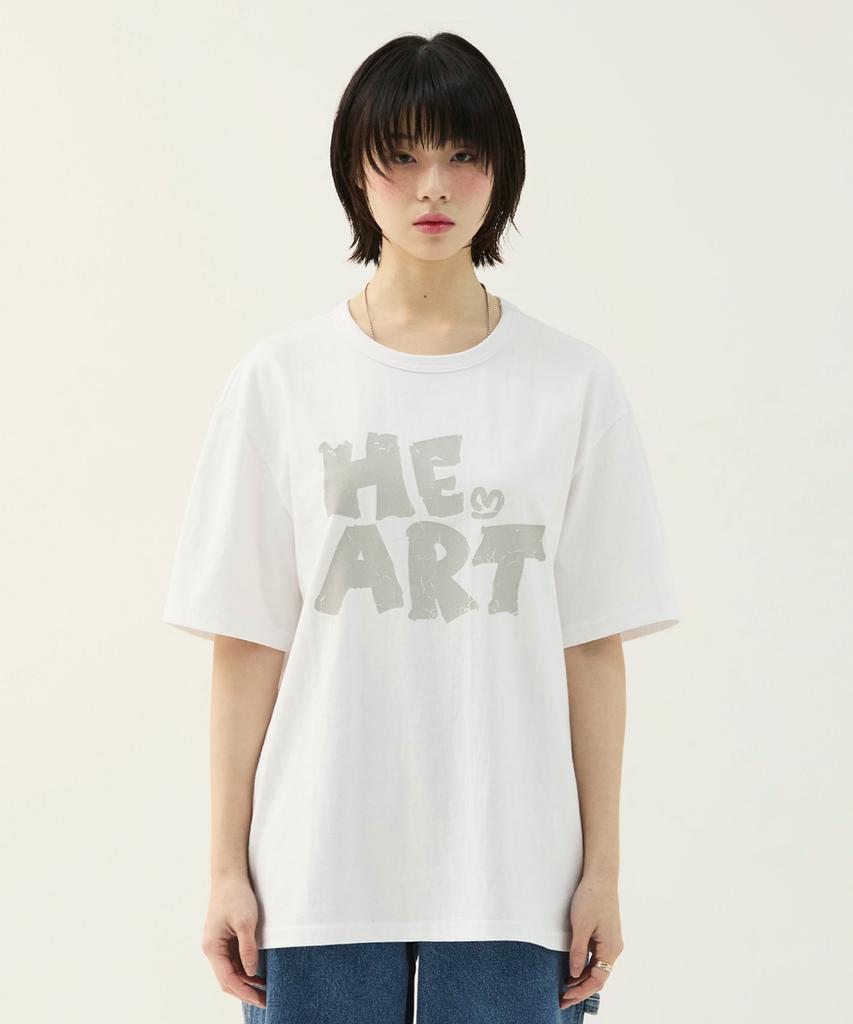 Mimdeowodeulobeu One Heart T-Shirt_Black