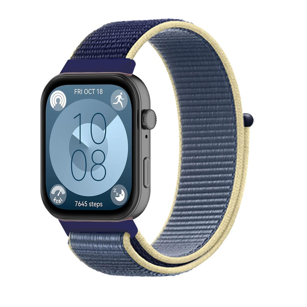 Nylon Strap For Huawei Watch Fit 4/4 Pro/3 Woven Sport Band for Huawei Watch Fit 4 Strap Smartwatch Wristband Bracelet Watchband