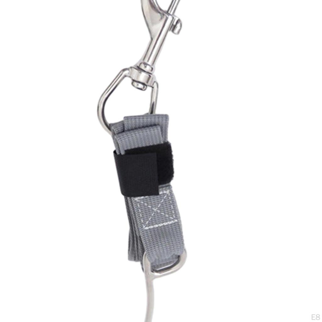 Diving Hook, Stainless Steel Hook with 39" Line And Snap Clip for Underwater Activities