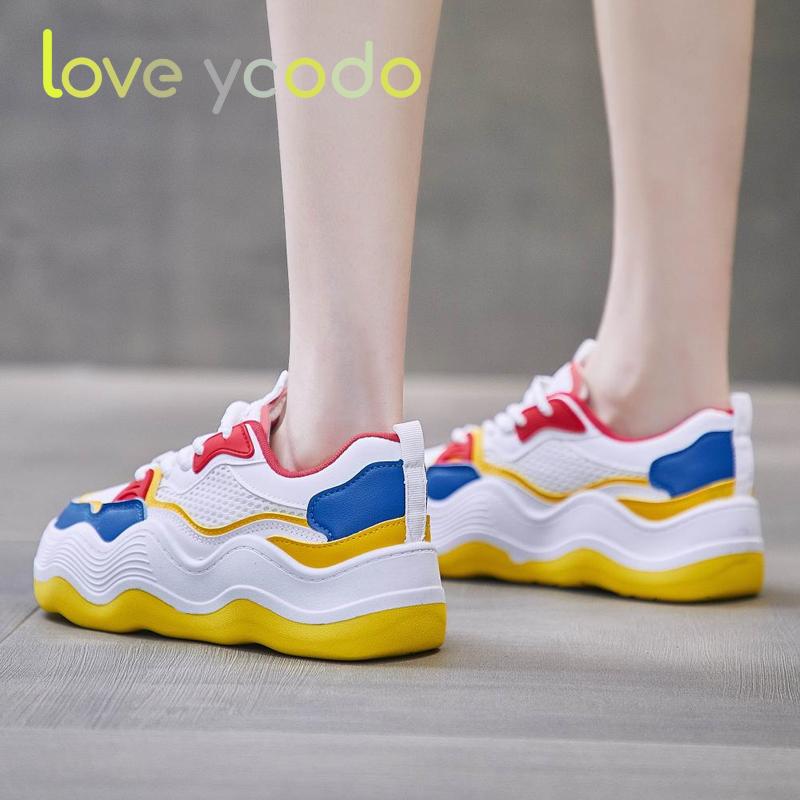 Primăvară și Toamnă Talpă groasă de damă Confortabil la modă Talpă groasă Pantofi casual