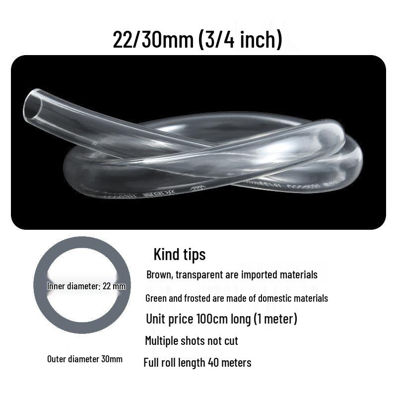 Aquarium Silicone Water Pump Hose with Filter - Inlet/Outlet for Water Change & Discharge