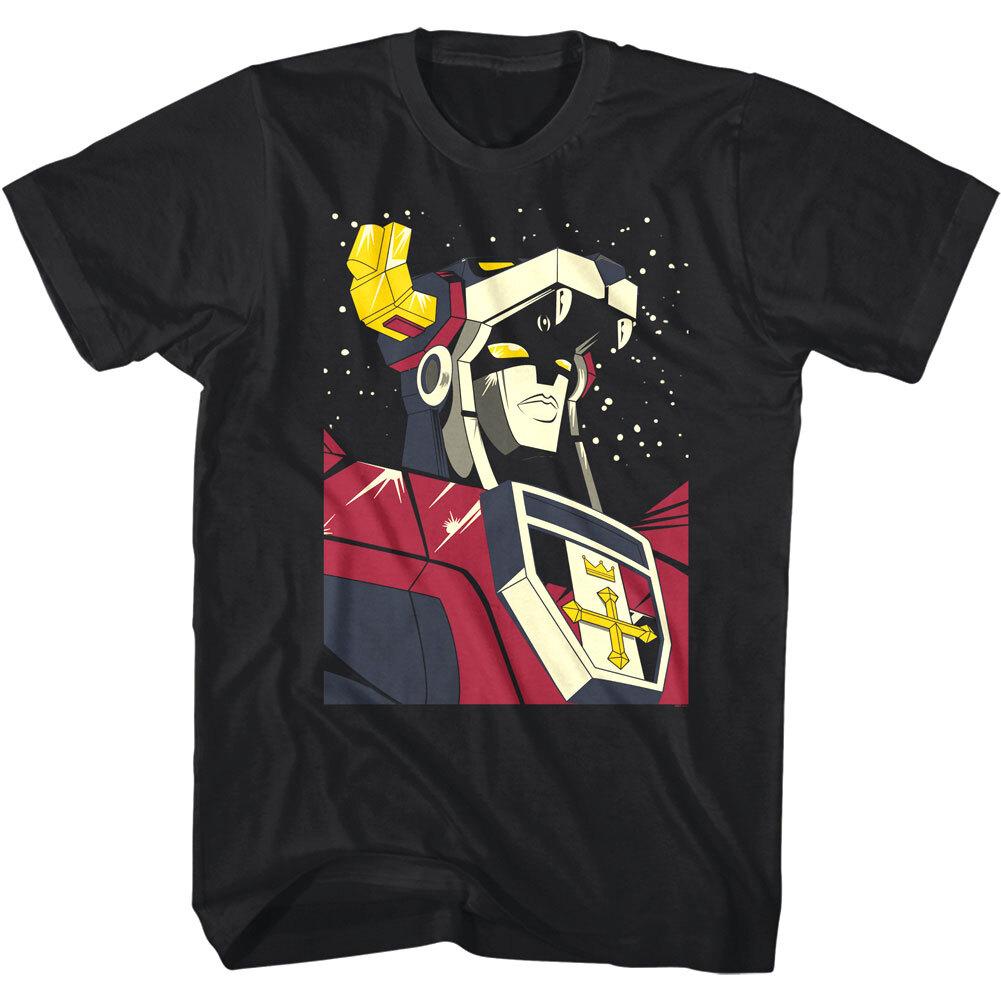 Voltron Golion Head in Space Men T Shirt S