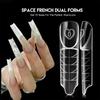 150pcs/box Long Almond Clear Plastic Nails Full Cover Stiletto Pointy False Tips Artificial Acrylic Nail Tips For Nail Salon