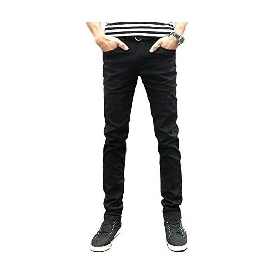 [Make 2 Be] Simple Men s Denim Pants Stretch Skinny Jeans Casual Jeans MF18