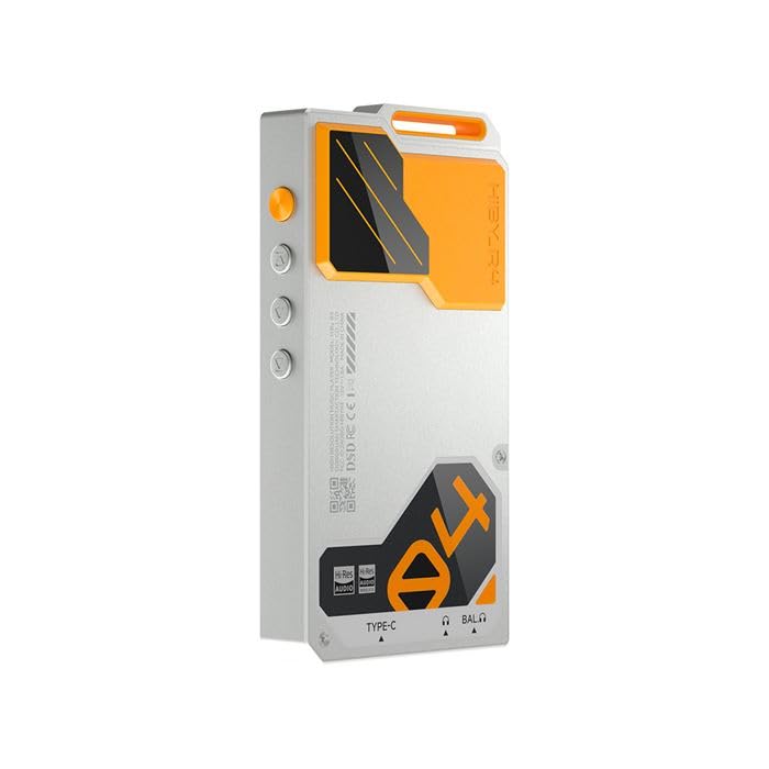 HiByMusic Digitaler Audio-Player R4 Android 12 DAP Bluetooth [ ] 5.0 (Orange)