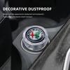 Car Cigarette Lighter Cover Ornament Dust Cap For 4C 159 Spider Giulia Giulietta 156 Tonale Mito 147 8C Car Interiors