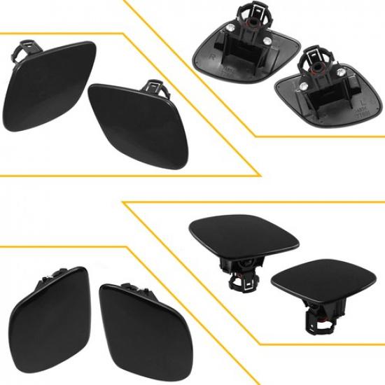 2x For Lexus RX330 Headlamp RX350 Washer Nozzle Cover Headlight Cleaning Cap