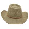 Western Cowboy Hat, Hand-Woven Straw Hat, Big-Brimmed Jazz Hat, Mesh Hat, Seaside Visor.