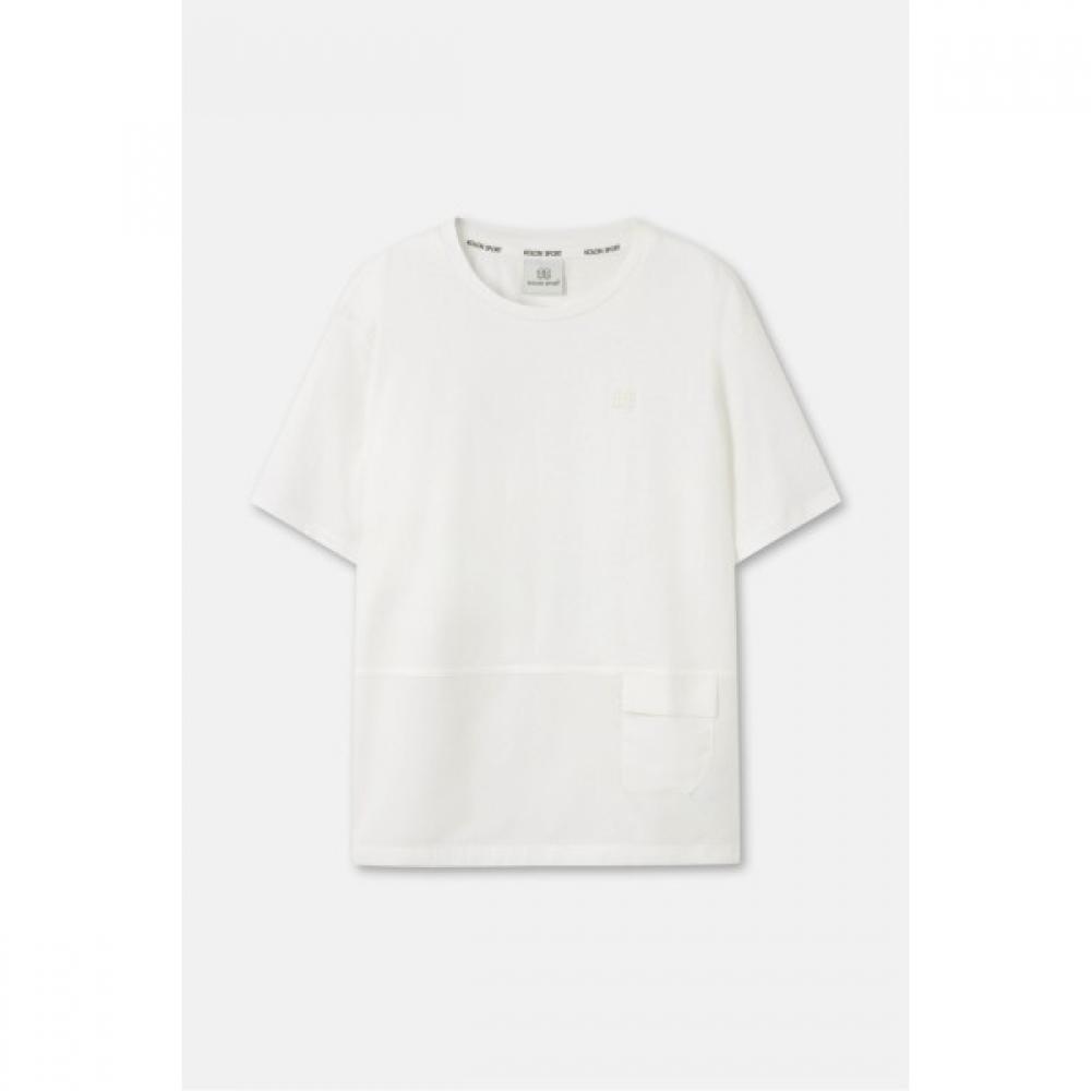 Kolon SporTS Women S Hybrid ShorT Sleeve Round T ShirT 6wTcm25462ivo