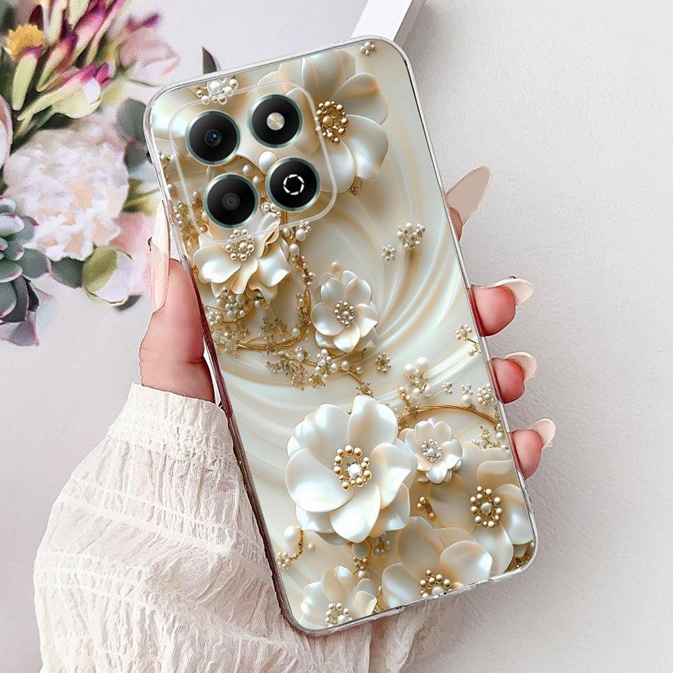 Für Huawei Honor X6 X6s 4G 5G X6a Plus Handyhülle Drache Löwe Tiger Cool Mode Malerei Rückseite Weiches Schwarzes Silikon Hülle