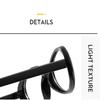 New  Oval Frame Glasses Retro Fashion Cat Eye Glasses Plain Glasses Computer Reading Goggles Anti-Blue Light Eyewears