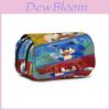Sonic The Hedgehog Double Layer Pencil Case With Polyester Material For School Students