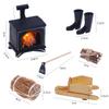 1:Camino per Casa delle Bambole Scala 1:12 Con LED Fai da Te Decorazioni Miniature per Casa delle Bambole Mobili Artigianato Fatto a Mano Accessori Giocattolo