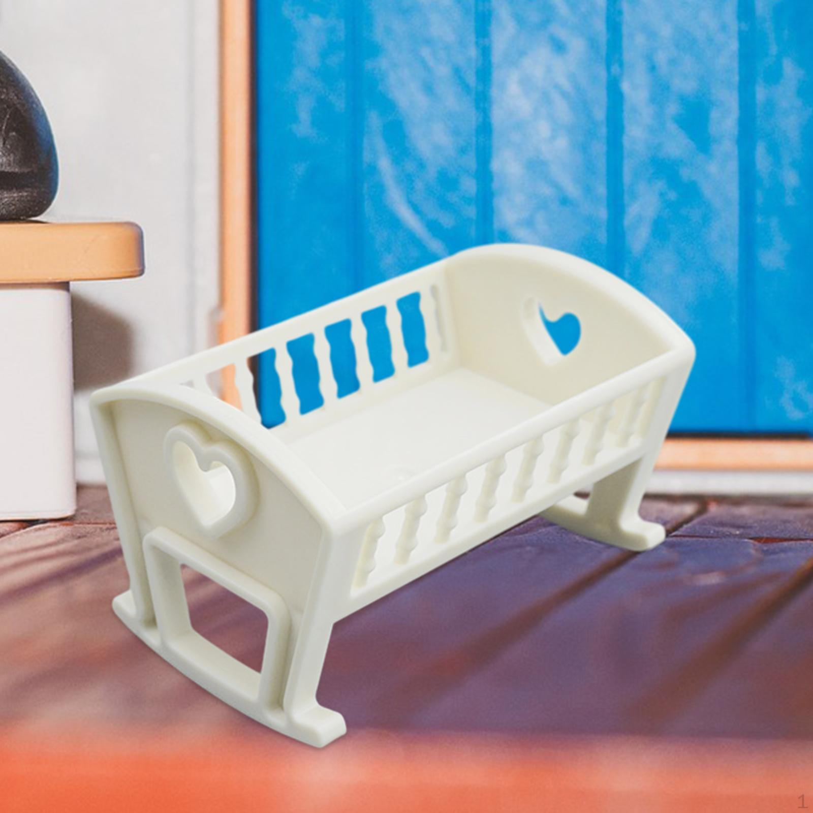 

Миниатюрный набор для кукольной кроватки-люльки Dollhouse bed