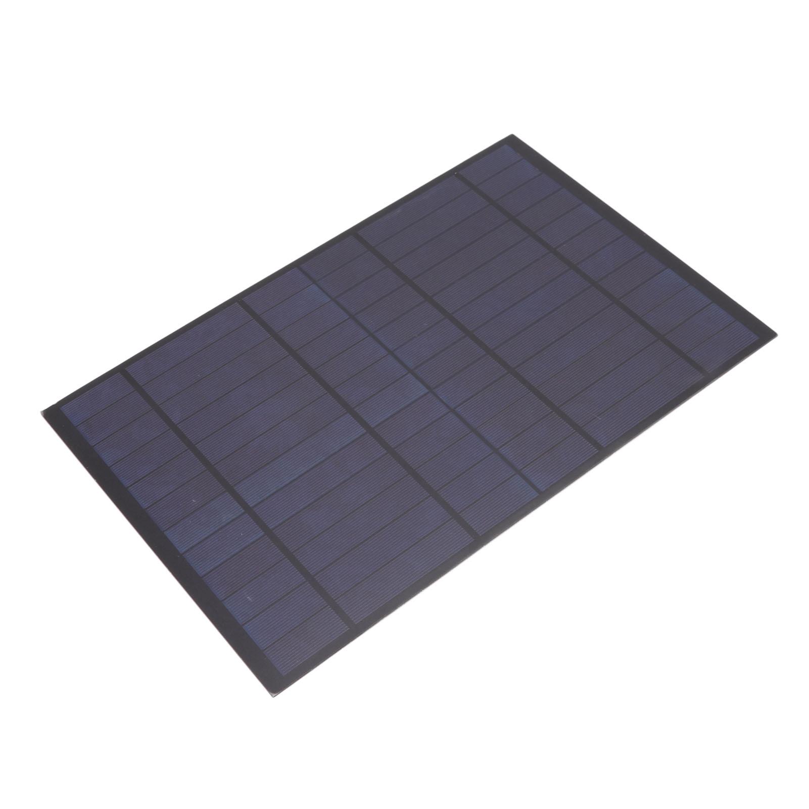 

6V 10W Solar Panel Polycrystalline Silicon 1660mA Solar Charger Plate for Camping Hiking Mountaineering