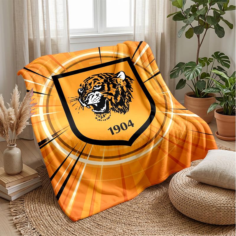 Hull FC Flannel Fleece Blanket Cozy Warm Throw Blanket For Couch Bed Travel All Season Use