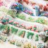Retro PET Tape: Plant Scenery Series - 6 Designs for Journal Decoration