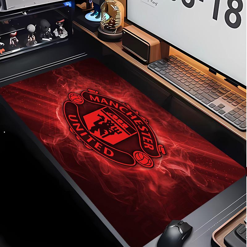 Tappetino per Mouse con Motivo Calcio Manchester United Non?Tappetino Mouse da Gioco Antiscivolo con Base in Gomma per Scrivania Ufficio Casa