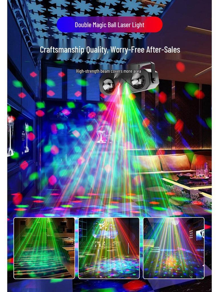 LED Laser Magic Ball: Stage & Atmosphere Light for Starry Sky & Water Wave Effects