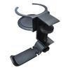 Newseed Seena Aluminum Rotating Multifunctional Headphone Hanger with Drink Black 360° Holder, SE-E02A3601-BK